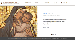 Desktop Screenshot of karmelicibosi.pl